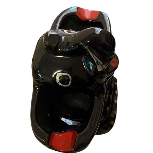 Vintage Black Elephant Ash Tray Made In Japan - Picture 4 of 7